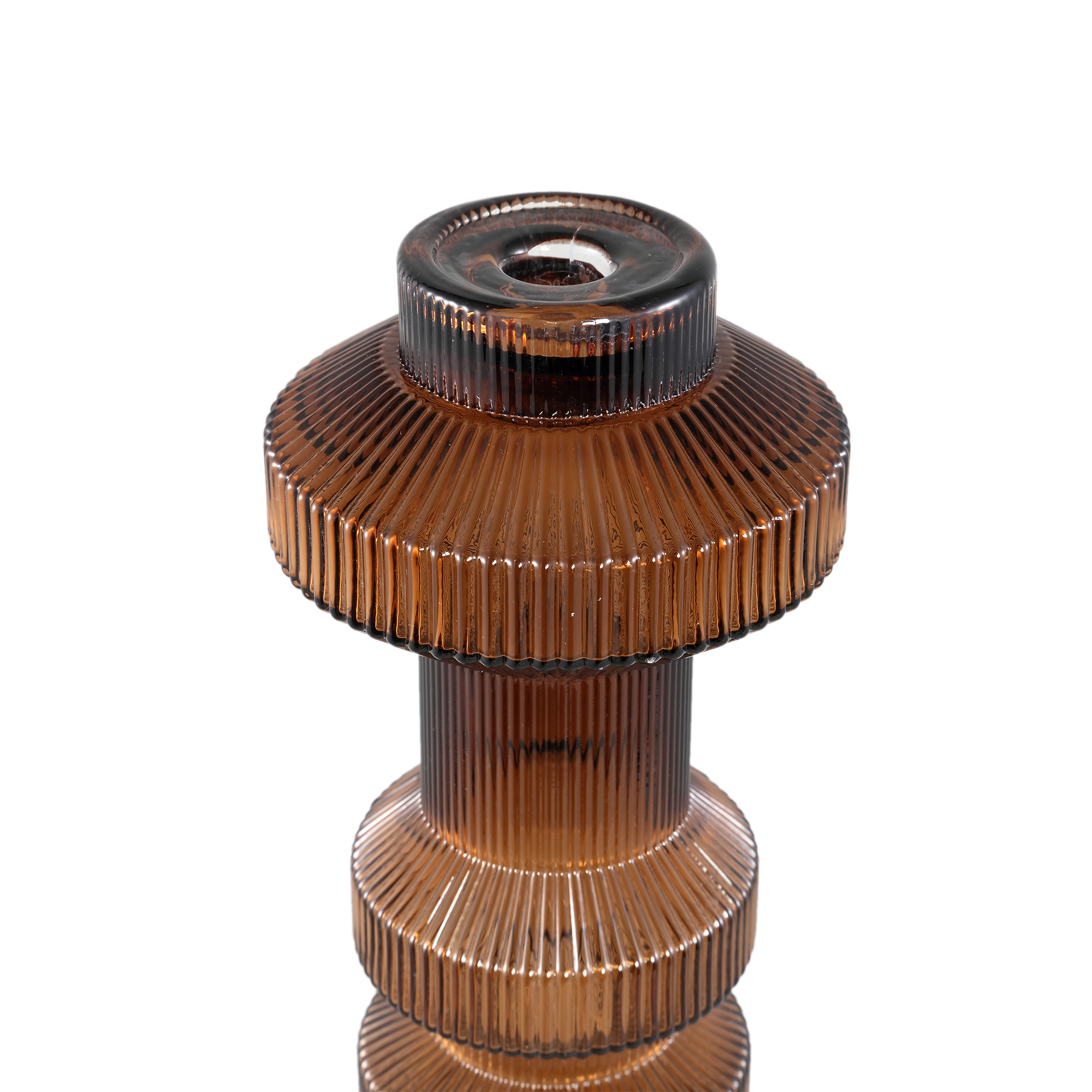 Galinda Brown kaarsenhouder Medium - Afbeelding 2