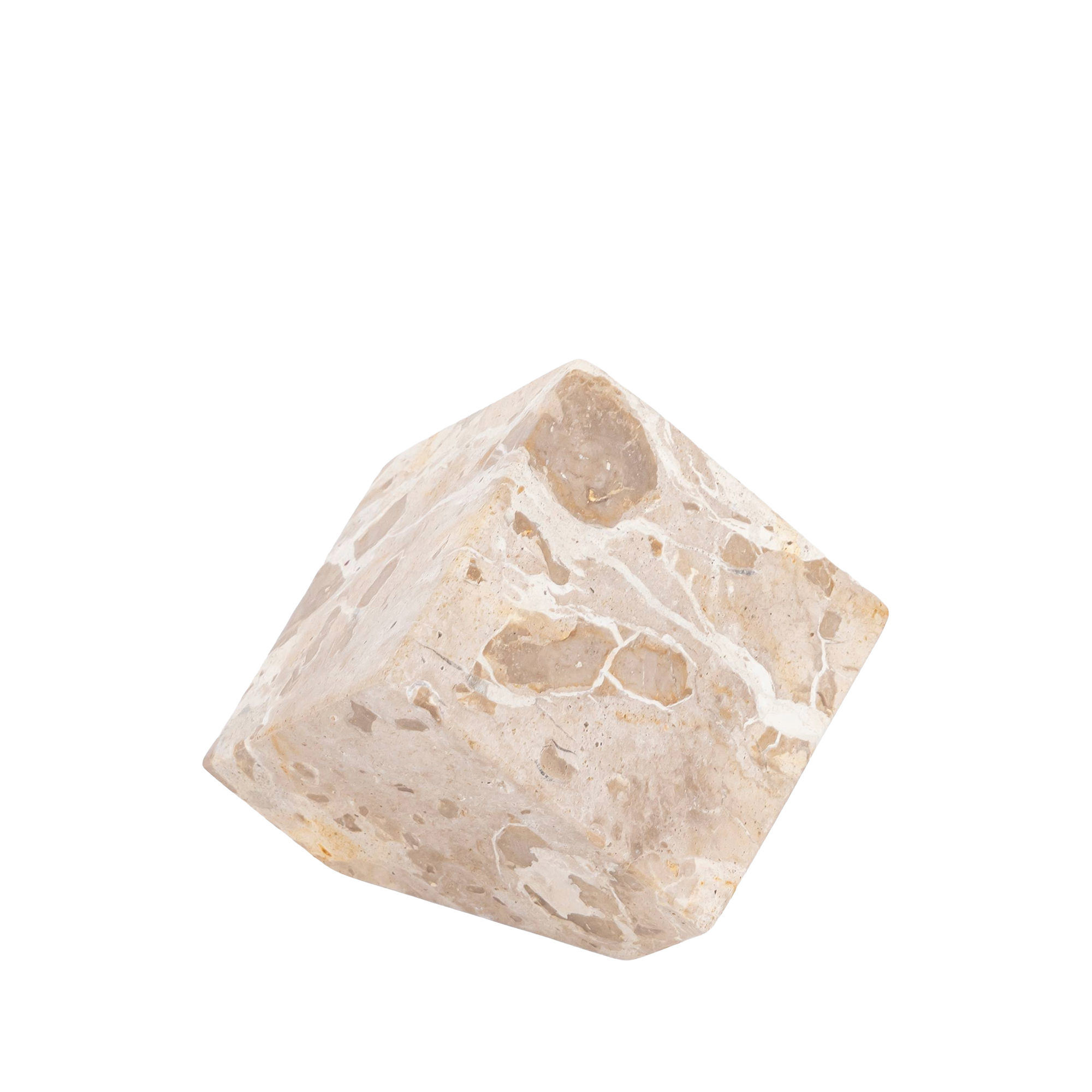 Liby Beige kubusbeeld Medium - Afbeelding 2