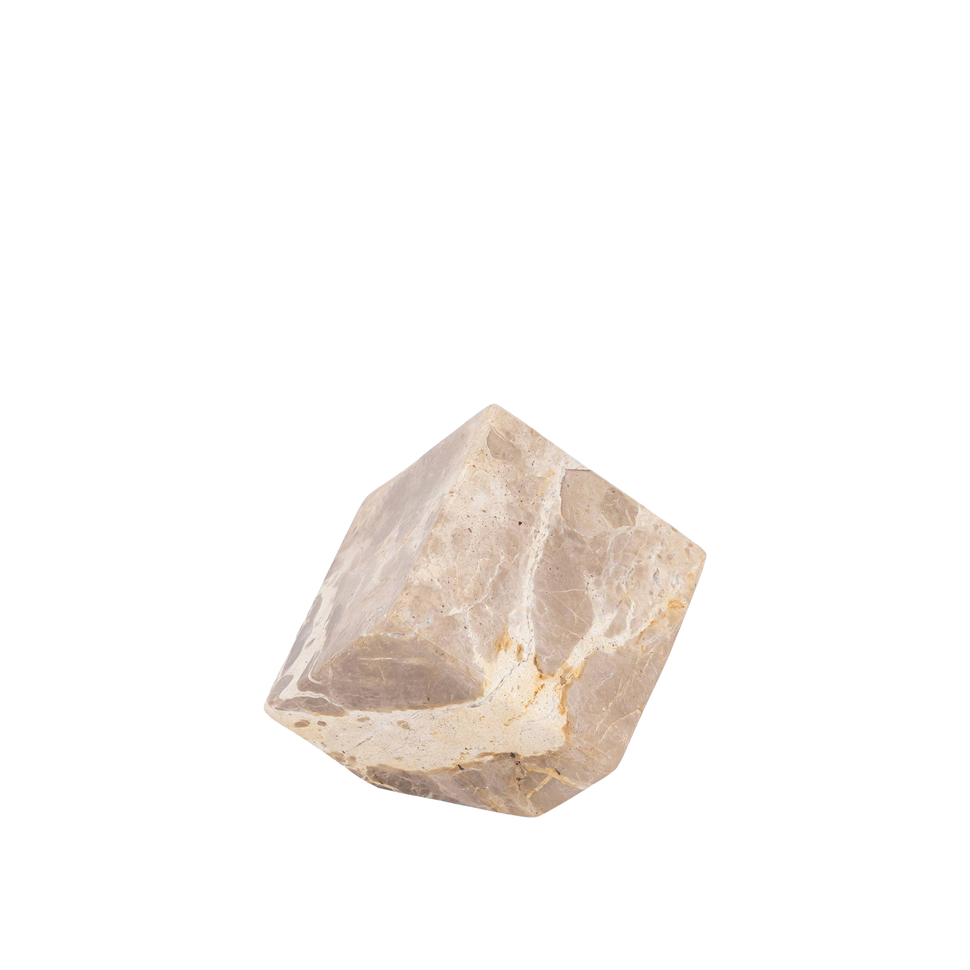 Liby Beige Kubusbeeld Klein - Afbeelding 2