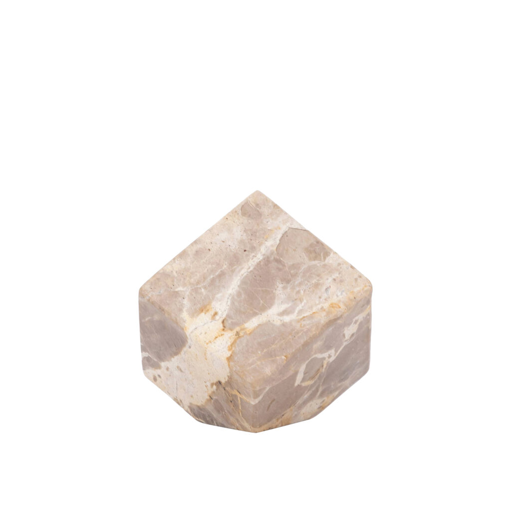 Liby Beige Kubusbeeld Klein