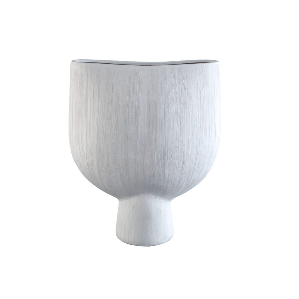 Tywin Witte ovale pot Groot