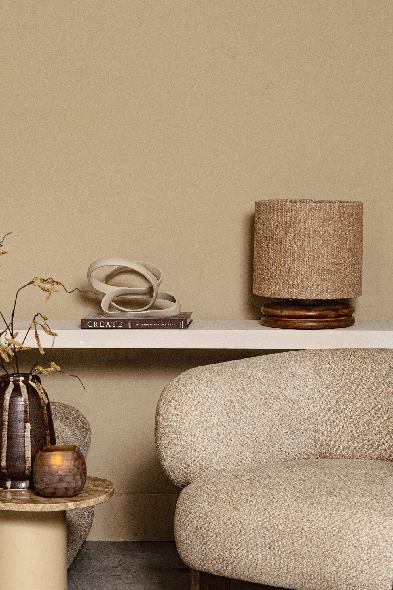 Davean Beige Beeld Groot - Afbeelding 2