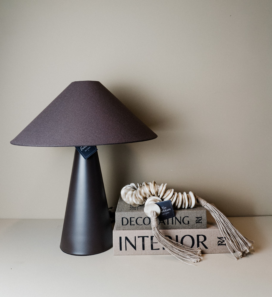Set met lamp en boeken